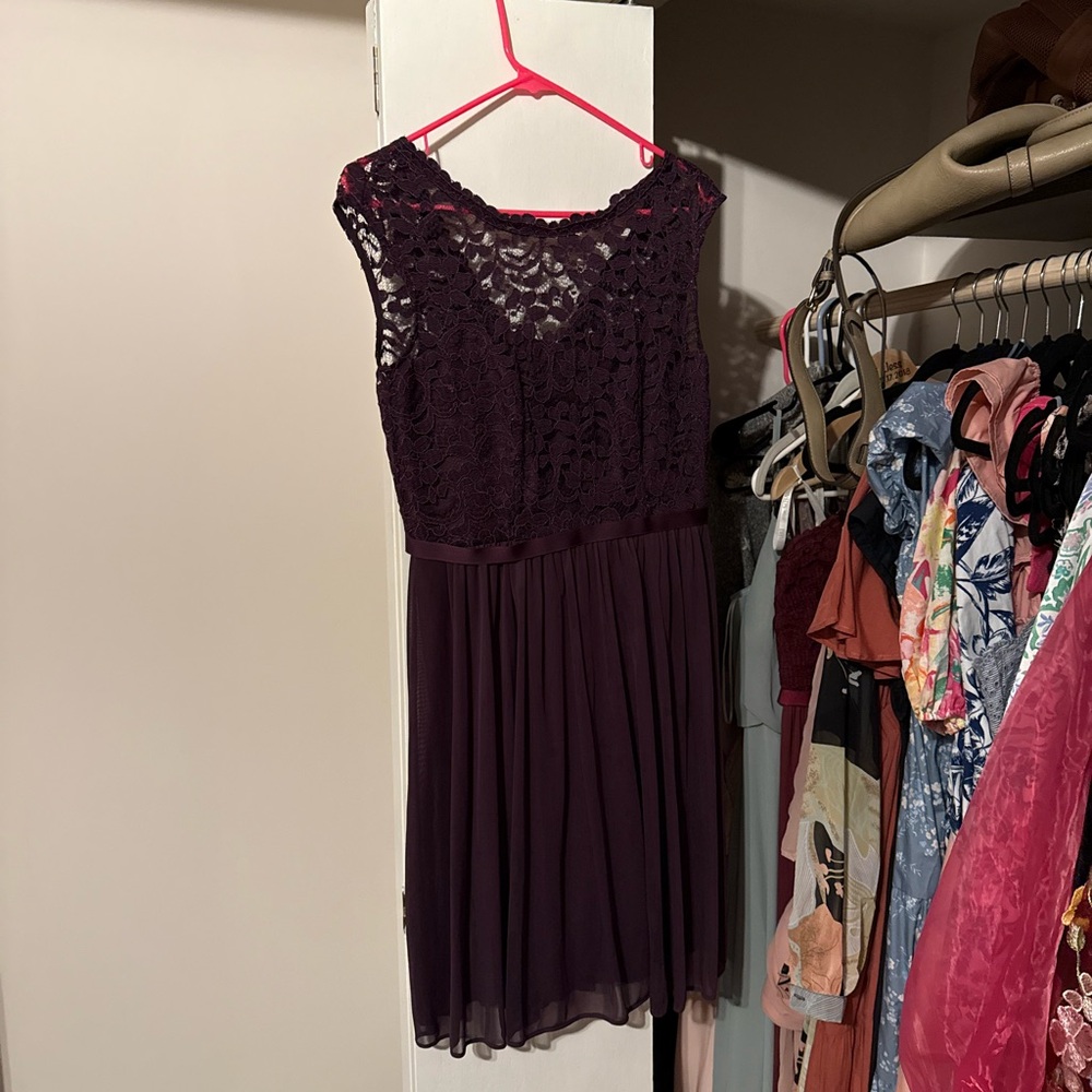 David’s bridal bridesmaid dress